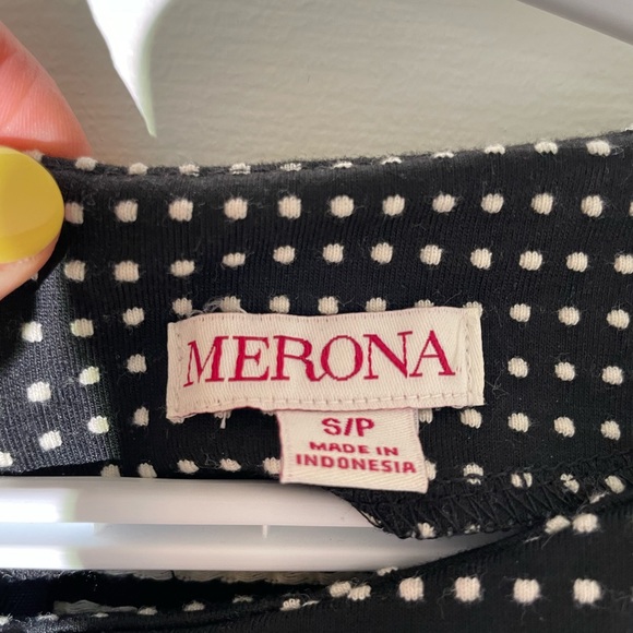 Merona Embroidered Polka Dot Dress (S) - Picture 4 of 5
